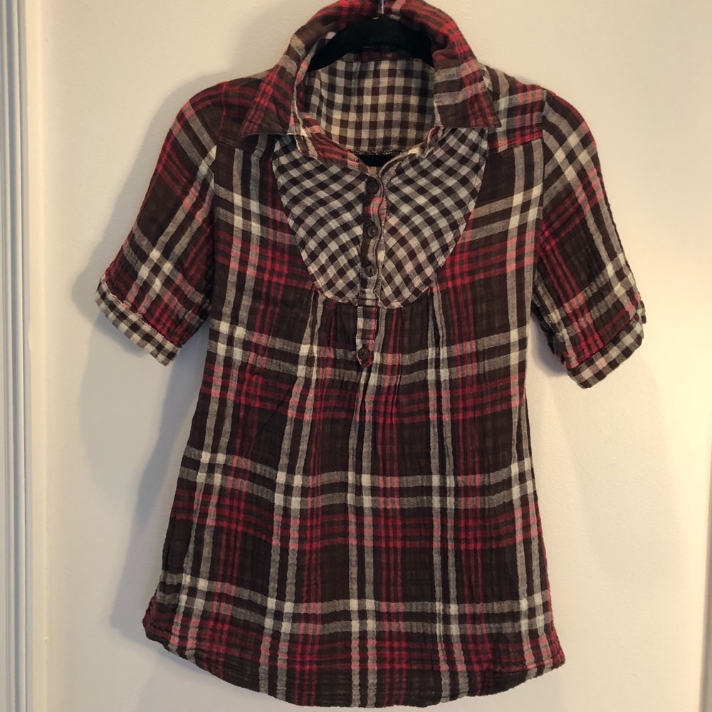 Flannel blouse